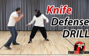 knife fighting stance